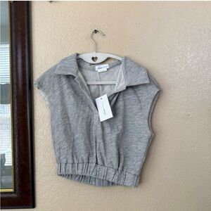 NWT lovers + friend Sweater Crop Top Size XSmall